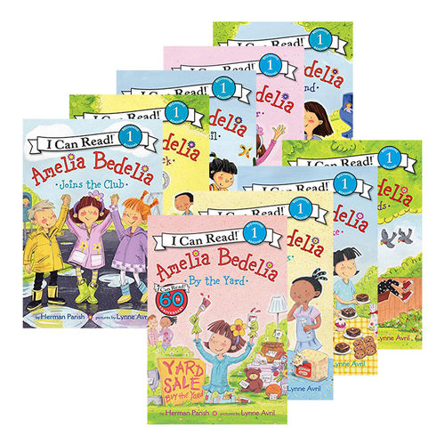 阿米莉亚系列9册 Amelia Bedelia I Can Read英文原版绘本 一阶段图画故事书 糊涂女佣 英文版儿童绘本 进口英语书籍