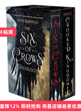 英文原版小说 Six Of Crows Boxed Set 乌鸦六人组2本套装 英文版 进口英语原版书籍