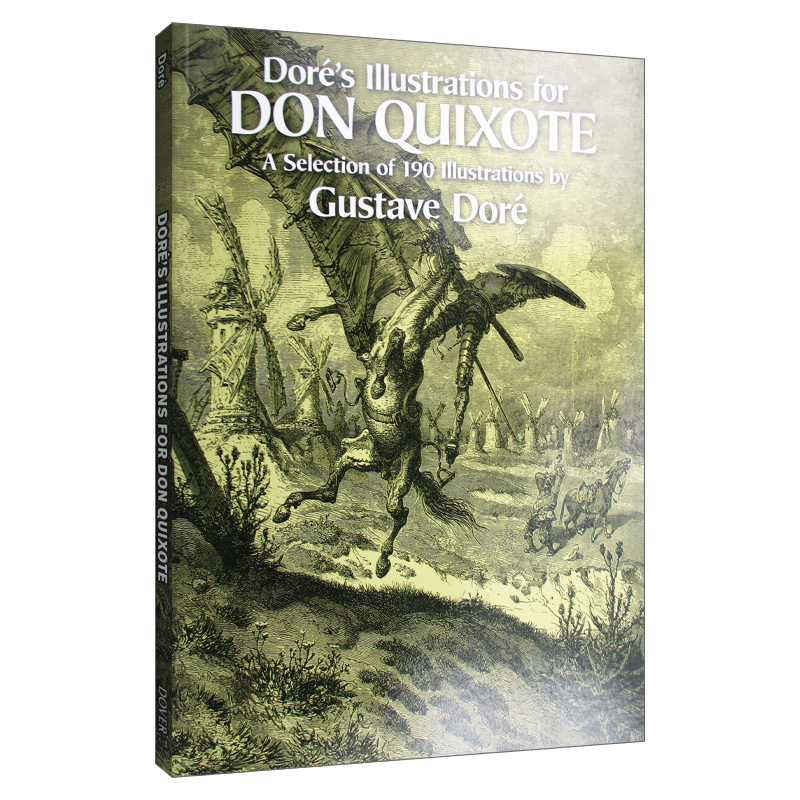 Doré's Illustrations for Don Quixote 多雷插图集 堂吉诃德进口原版英文书籍
