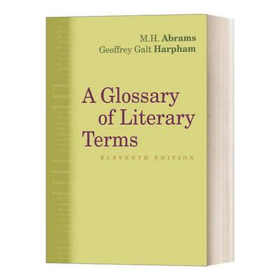 英文原版 A Glossary of Literary Terms 英美文学术语词典 第11版 艾布拉姆斯 Abrams 主编 英文版 进口英语原版书籍