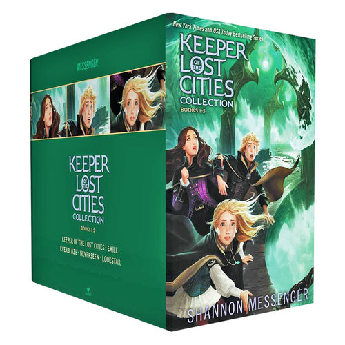 失落城市的守护者1-5套装 Keeper of the Lost Cities Collection Books 1-5 英文原版儿童冒险小说 青少年读物 进口英语书籍