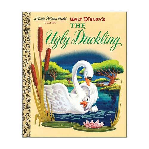 英文原版 Walt Disney's The Ugly Duckling Disney Classic Little Golden Book 丑小鸭 迪士尼经典 兰登书屋精装小金书 英文版