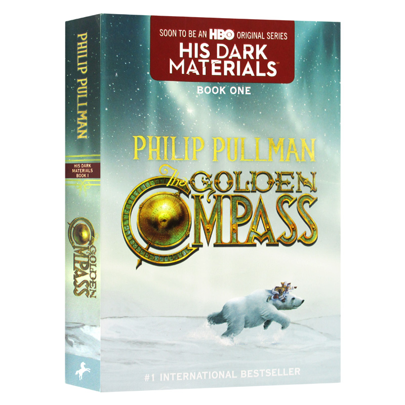 黑暗物质1黄金罗盘 His Dark Materials The Golden Compass英文原版小说探险故事英语奇幻小说卡内基儿童文学奖进口英语书-封面