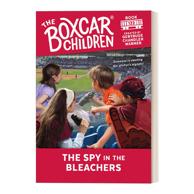 #122 Spy in the Bleachers棚车少年122进口原版英文书籍