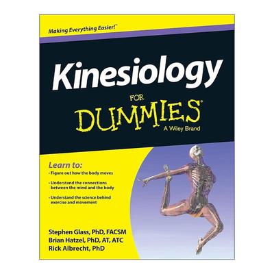 英文原版 Kinesiology for Dummies 运动机能学达人迷 英文版 进口英语原版书籍