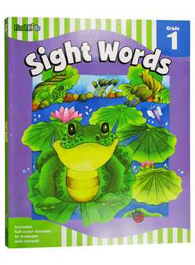常见词练习册一年级 Sight Words Grade 1 Flash Kids 英文原版 英语词汇学习书籍 英文版小学教材教辅家庭练习册