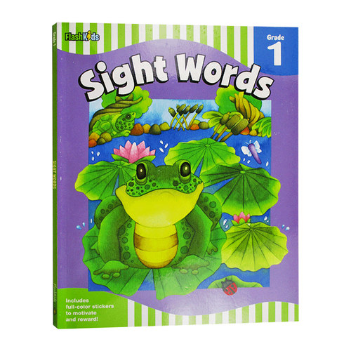 常见词练习册一年级 Sight Words Grade 1 Flash Kids 英文原版 英语词汇学习书籍 英文版小学教材教辅家庭练习册