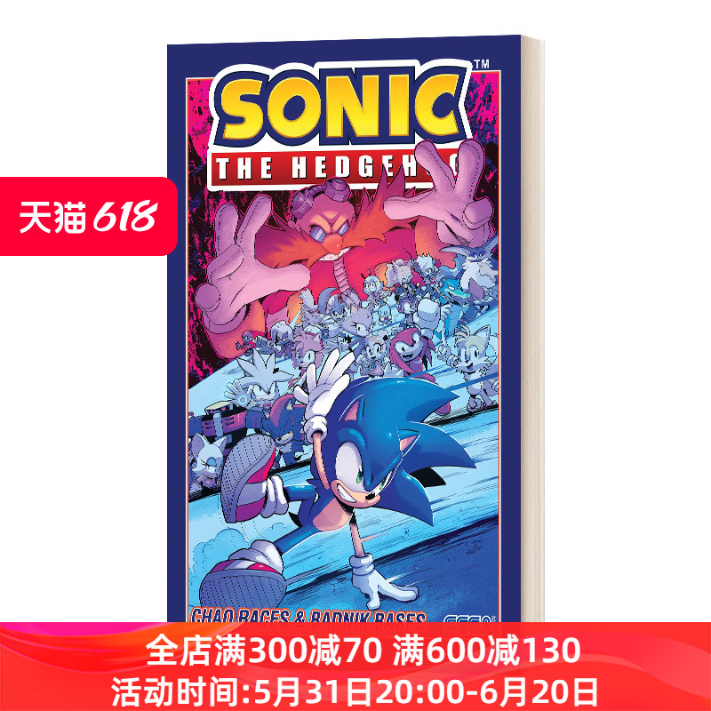 英文原版 Sonic the Hedgehog Vol 9刺猬索尼克第九卷音速小子卡通动漫系列英文版进口英语原版书籍