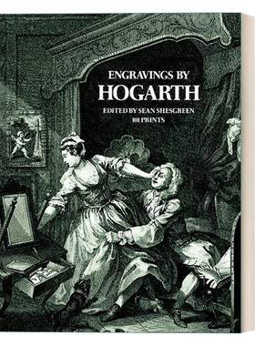 Engravings by Hogarth 霍加斯版画101幅 英国绘画之父进口原版英文书籍