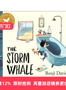 英文原版 The Storm Whale 那天来的鲸鱼 10周年精装纪念版 Benji Davies绘本 英文版 进口英语原版书籍