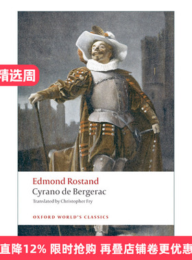 Cyrano de Bergerac 大鼻子情圣 艾德蒙德·罗斯坦德 牛津世界经典系列进口原版英文书籍