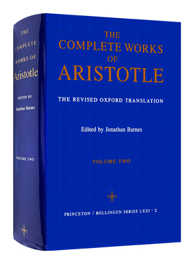 Complete Works of Aristotle, Volume 2 亚里士多德全集，第2卷 精装进口原版英文书籍