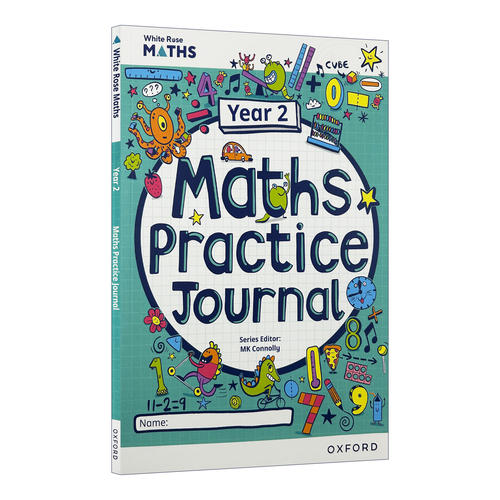 英文原版 White Rose Maths Practice Journal Year2 牛津白玫瑰数学家庭练习册 国际双语学校 英文版 进口英语原版书籍
