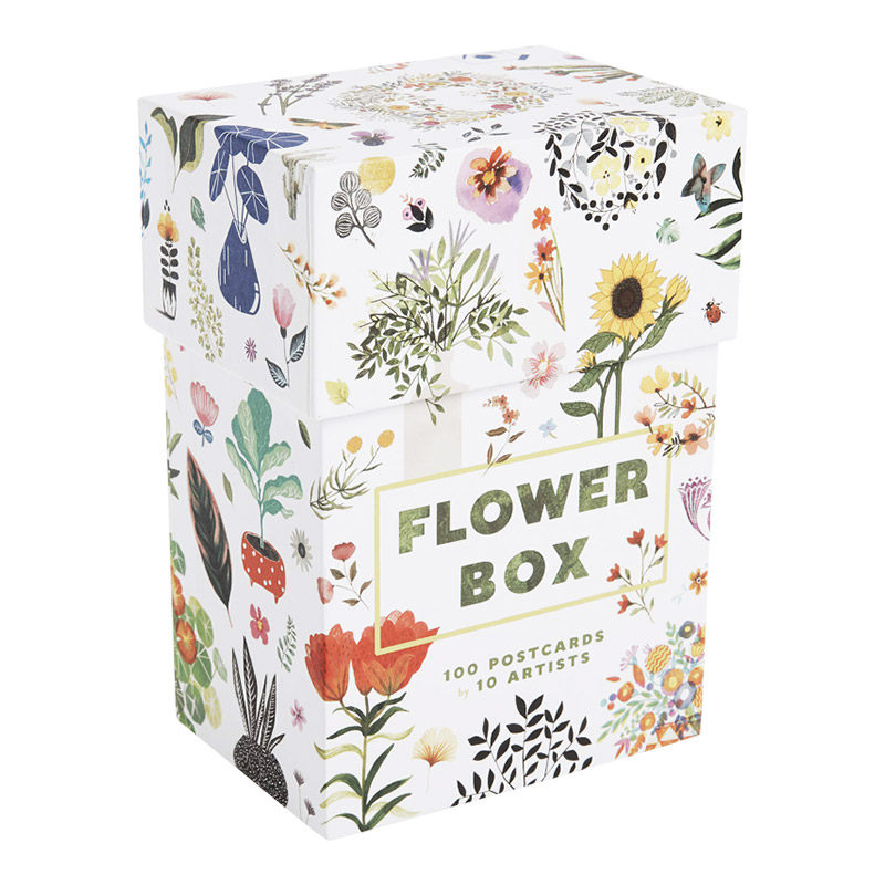 Flower Box 花盆: 10位艺术家的100张明信片进口原版英文书籍