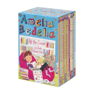 进口英语书 英文版 the Amelia Bedelia Dozen Boxed Book 章节桥梁书 英文原版 Set 糊涂女佣系列12册套装