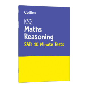 英文原版 书籍 英文版 SATs Maths 进口英语原版 Minute KS2 Tests 柯林斯英国小学数学推理10分钟测试 Collins Reasoning