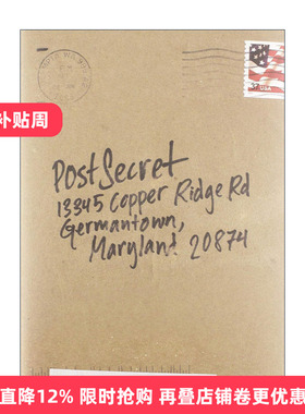 英文原版 PostSecret 寻常人生的不寻常坦白 精装 邮寄秘密系列 Frank Warren 英文版 进口英语原版书籍