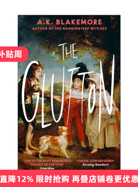 英文原版 The Glutton 饕鬄之人 文学新秀A.K.布莱克莫尔 历史小说 英文版 进口英语原版书籍