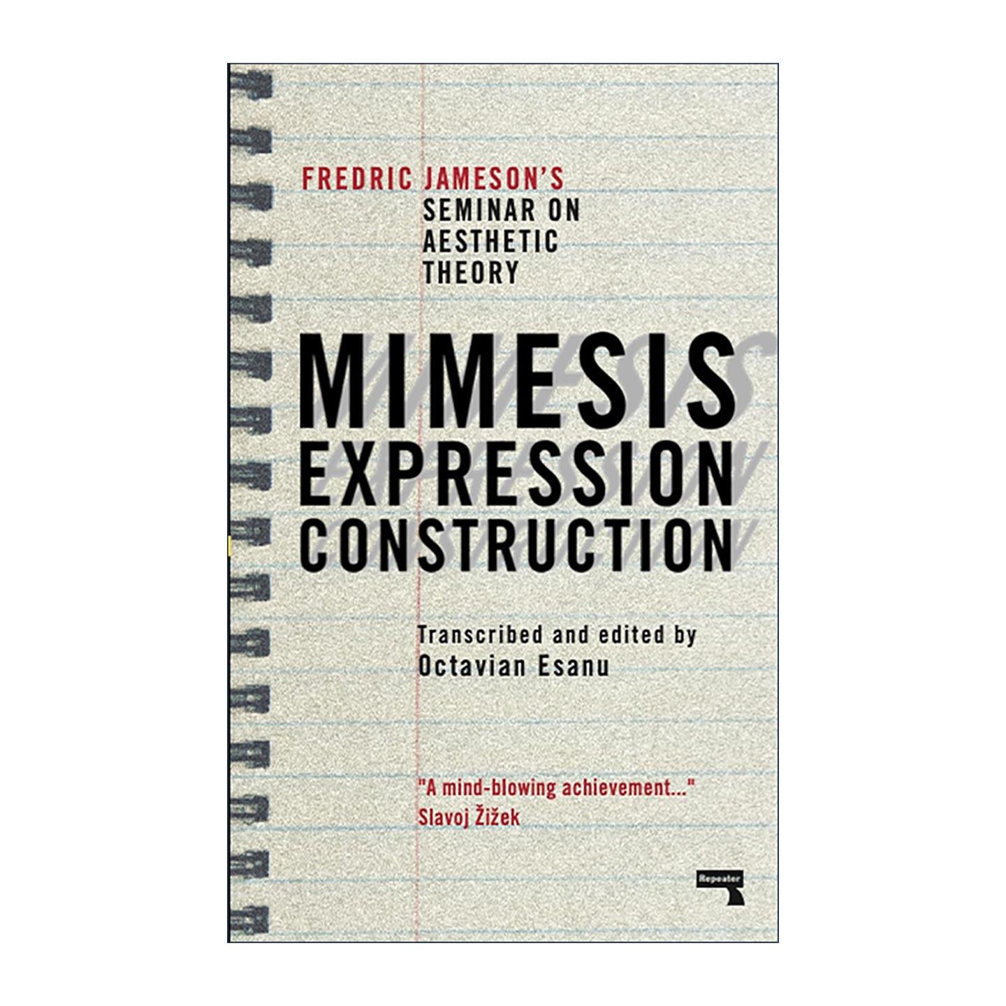 英文原版 Mimesis Expression Construction 模仿 表达 建构 弗雷德里克·詹姆逊美学理论研讨 后现代主义与文化理论作者 英文版