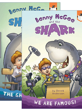 Benny McGee and the Shark 本尼和鲨鱼系列2册进口原版英文书籍