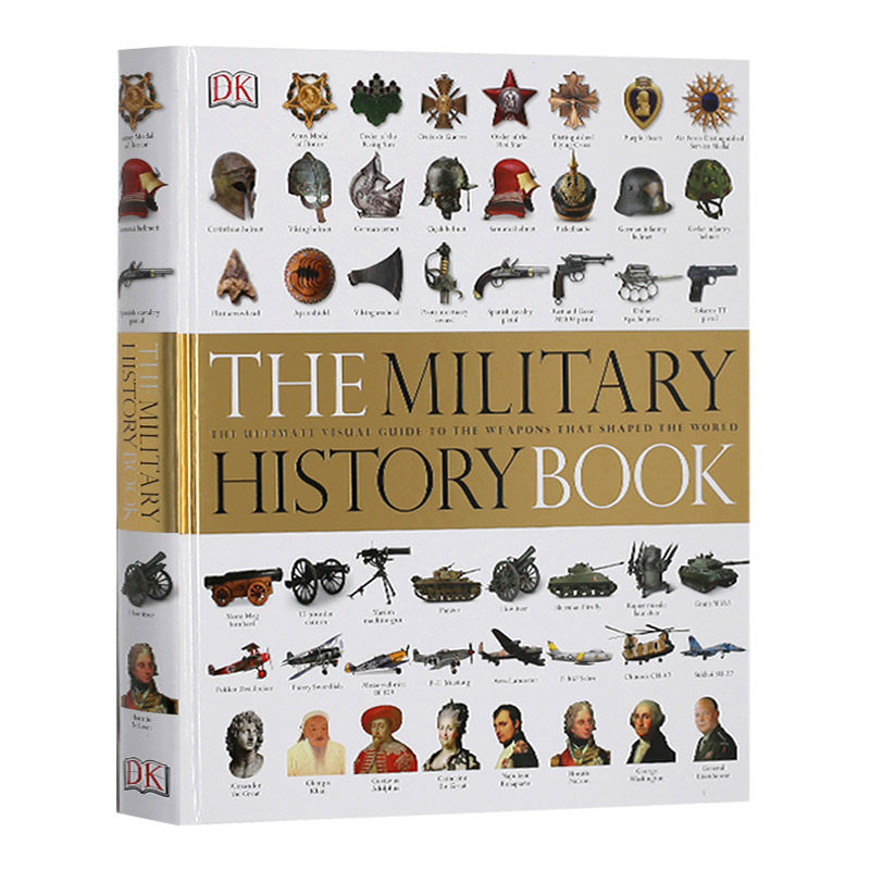 DK军事武器百科 Military History Book  英国皇家军械博物馆大幅图片塑造世界的武器的权威视觉指南 英文原版书进口书籍