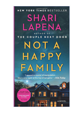 Not a Happy Family 不是幸福的家庭 房子里的陌生人作者Shari Lapena进口原版英文书籍