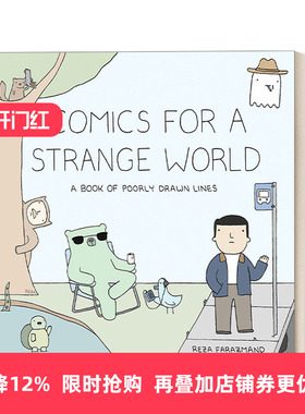 英文原版 Comics for a Strange World Poorly Drawn Lines 02 喵呜 原来你是这种汪系列2 今天的虫子会吃鸟 人气幽默漫画 英文版