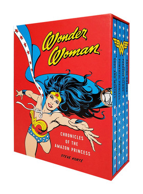 英文原版 Wonder Woman Chronicles of the Amazon Princess 4 hardcover 英雄神奇女侠漫画一盒4册 DC漫画周边 英文版