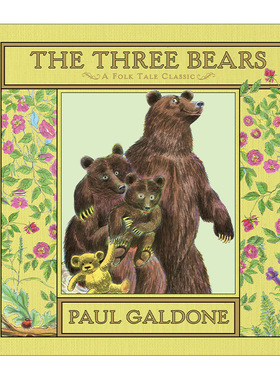 英文原版 The Three Bears 金发姑娘和三只小熊 Folk Tale Classics经典民间故事精装绘本Paul Galdone 英文版 进口英语原版书籍
