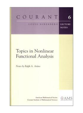 英文原版 Topics in Nonlinear Functional Analysis 非线性泛函分析主题 Louis Nirenberg 英文版 进口英语原版书籍