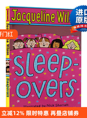 英文原版Sleepovers  在朋友家过夜 英国儿童文学女王 Jacqueline Wilson进口书籍