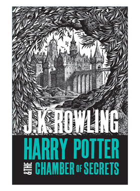 英文原版 Harry Potter and the Chamber of Secrets 哈2 哈利波特与密室 成人封面版 英文版 进口英语原版书籍