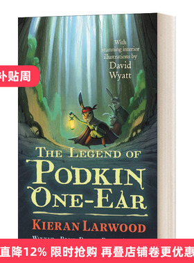 The Legend of Podkin One-Ear 兔武士英雄传奇1：一只耳朵的传说进口原版英文书籍