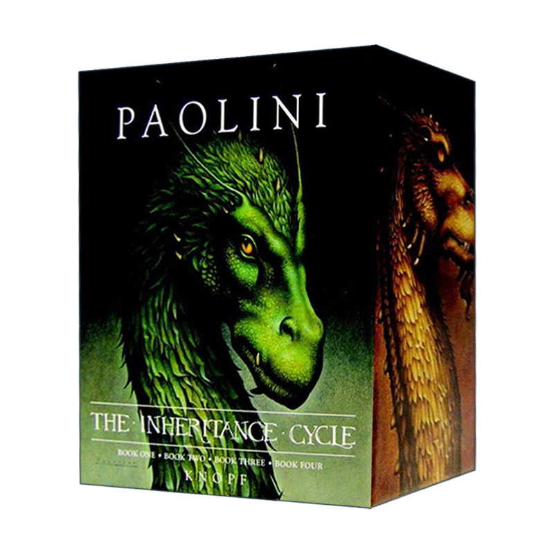 英文原版 The Inheritance Cycle 4-Book Hard Cover Boxed Set 遗产四部曲 伊拉龙长老 4册精装盒装套装 Christopher Paolini