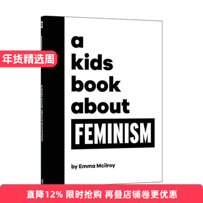 英文原版 A Kids Book About Feminism 给孩子的书 女性主义 正念引导价值观培养 DK科普百科读物精装 英文版 进口英语原版书籍