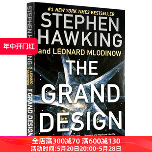 英语书籍 Design 科学哲学思考成果 彩色插图版 英文原版 Grand Stephen Hawking 大设计 时间简史作者史蒂芬霍金 进口原版 The