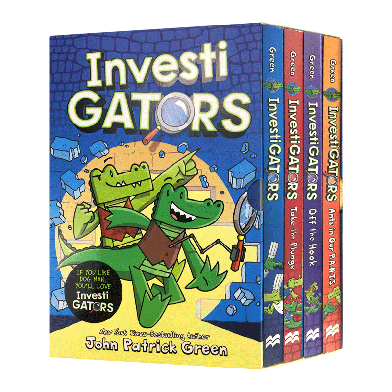 InvestiGators 4-book 鳄鱼侦查员4册套装进口原版英文书籍