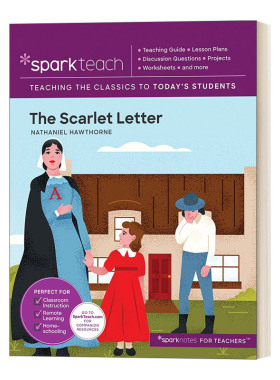 SparkTeach: The Scarlet Letter  红字进口原版英文书籍