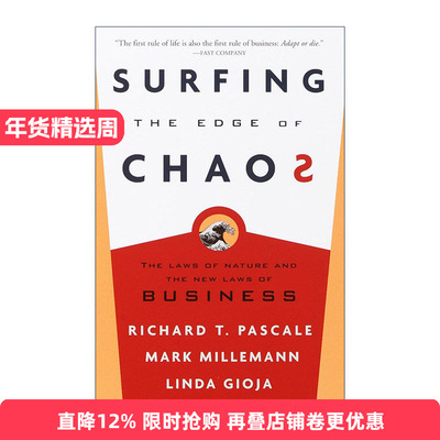 英文原版 Surfing the Edge of Chaos 在混乱的边缘冲浪 自然法则和新的商业法则 Richard T. Pascale 英文版 进口英语原版书籍