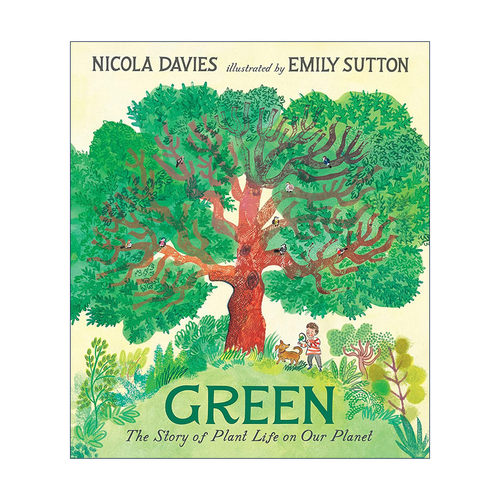 英文原版 Green The Story of Plant Life on Our Planet 地球上的绿色生命 儿童自然科学科普百科精装绘本 英文版 进口英语书籍