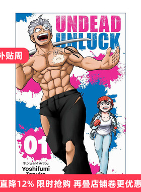 Undead Unluck, Vol.1 不死不幸漫画 卷一 户冢庆文进口原版英文书籍
