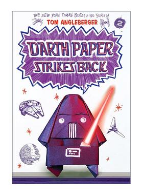 英文原版 Darth Paper Strikes Back Origami Yoda #2 折纸尤达反击 折纸尤达大师系列2 儿童搞笑小说 英文版 进口英语原版书籍