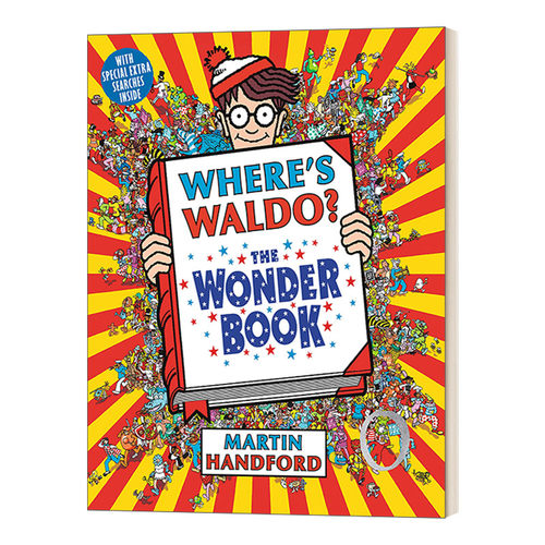 英文原版 Where's Waldo? The Wonder Book 沃尔多在哪里 神奇的书 5-9岁儿童活动书 Martin Handford 英文版 进口英语原版书籍