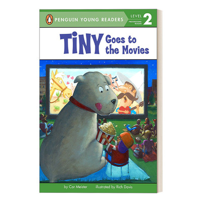英文原版 Tiny Goes to the Movies - Penguin Young Readers  Level 2 泰尼去看电影 企鹅青少分级阅读2级 英文版 进口英语书籍