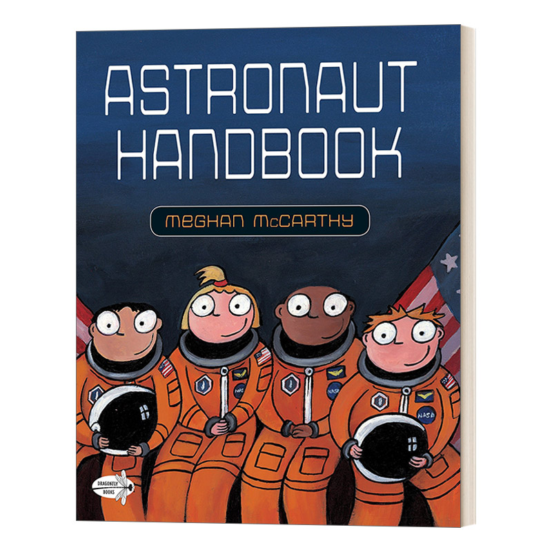 英文原版绘本 Astronaut Handbook 宇航员手册 Meghan McCarthy 4-8岁 儿童航空太空主题绘本 英文版 进口英语原版书籍