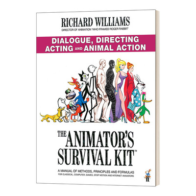 英文原版 The Animator's Survival Kit Dialogue Directing Acting 动画基础技法 对话 导演 表演和动物 英文版 进口英语书籍