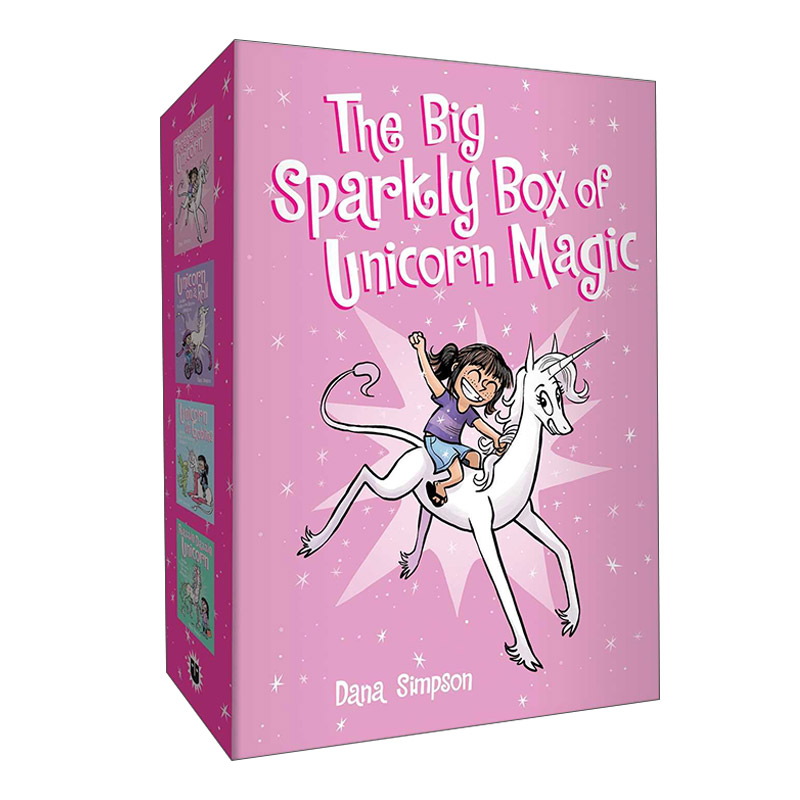 英文原版 Phoebe and Her Unicorn Box Set Volume 1-4 菲比和她的独角兽4册 连环漫画 英文版 进口英语原版书籍