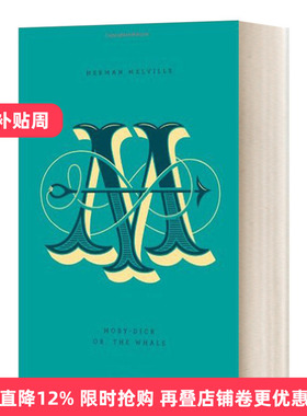 Moby-Dick 白鲸 企鹅大写字母精装经典系列Penguin Drop Caps进口原版英文书籍