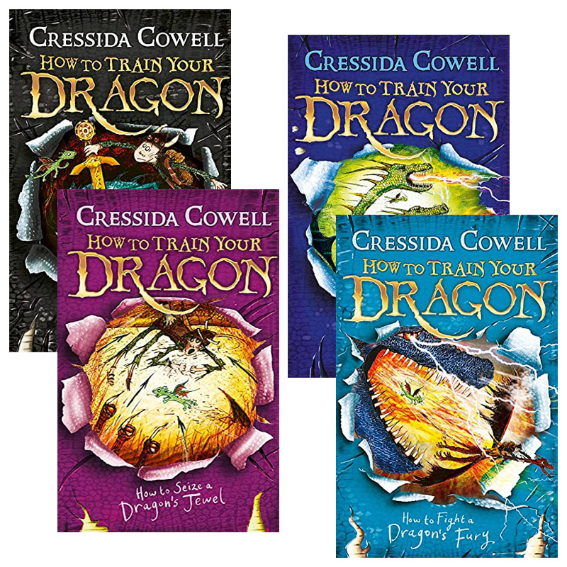 How to Train Your Dragon 驯龙高手9-12册进口原版英文书籍