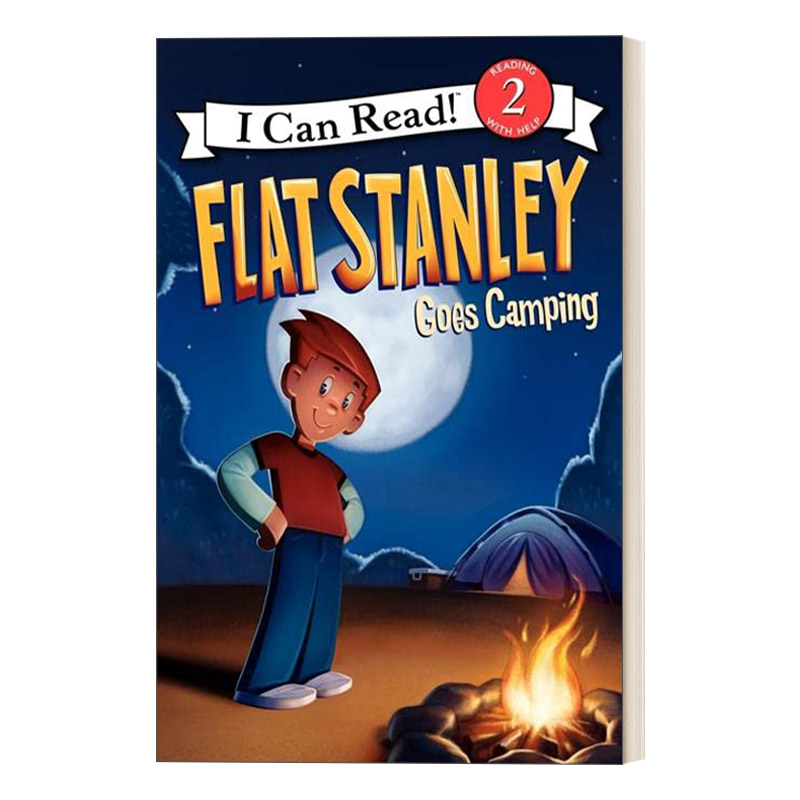 Flat Stanley Goes Camping (I Can Read!, Level 2)进口原版英文书籍